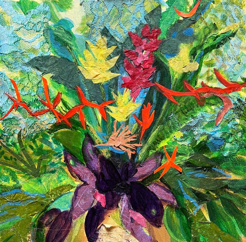 Birds of Paradise by artist Rosalinda Peña